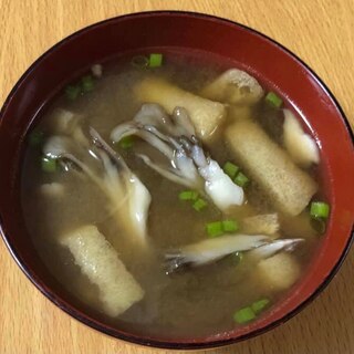 舞茸と油揚げのお味噌汁